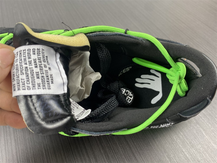 Off-White x Nike Blazer Low "Black / Green"  DH7863-001