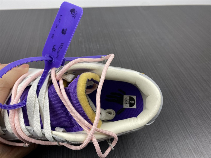 Nike Dunk Low Off-White Lot 24  DM1602-119