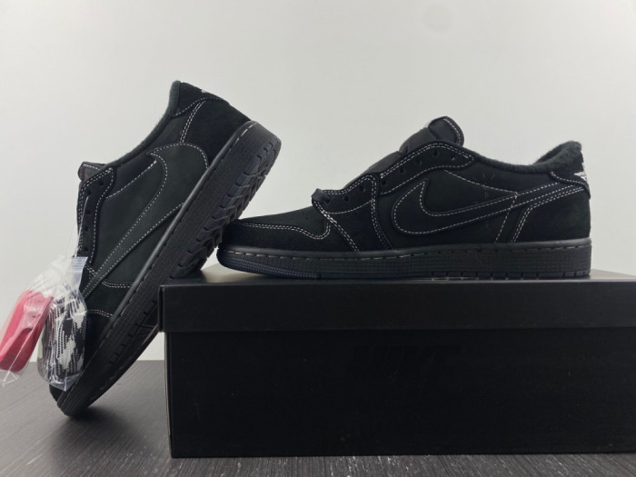 Travis Scott x Air Jordan Air Jordan 1 Retro Low “Black Phantom"  DM7866-001