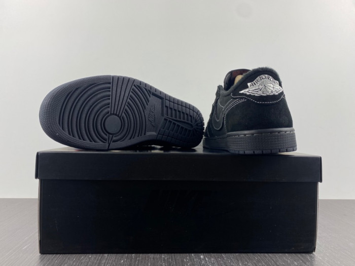 Travis Scott x Air Jordan Air Jordan 1 Retro Low “Black Phantom"  DM7866-001