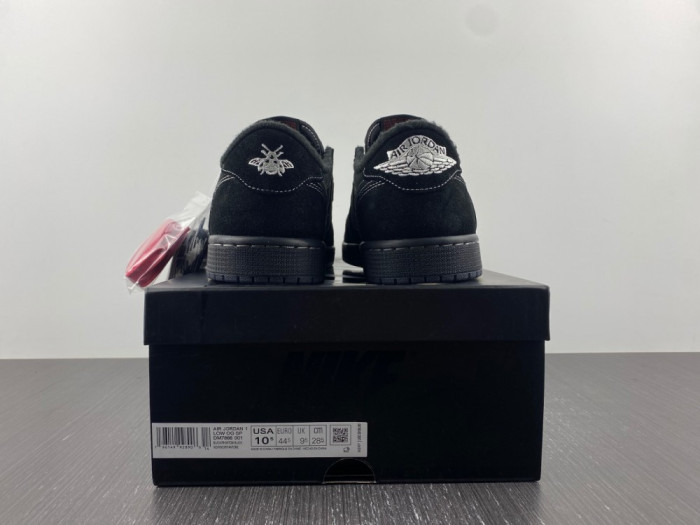 Travis Scott x Air Jordan Air Jordan 1 Retro Low “Black Phantom"  DM7866-001