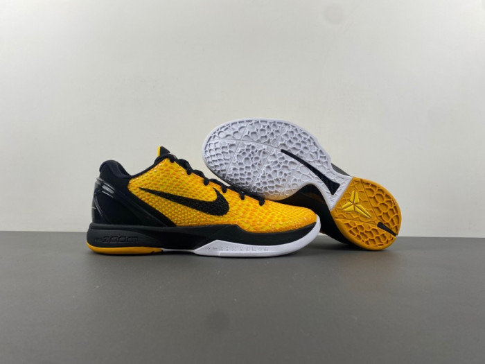NIKE KOBE 6 PROTRO “LIGHTBULB” BLACK YELLOW  429659-700