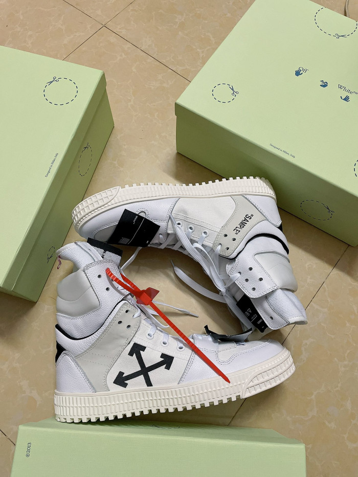 OFF-WHITE HIGH TOP  SNEAKER